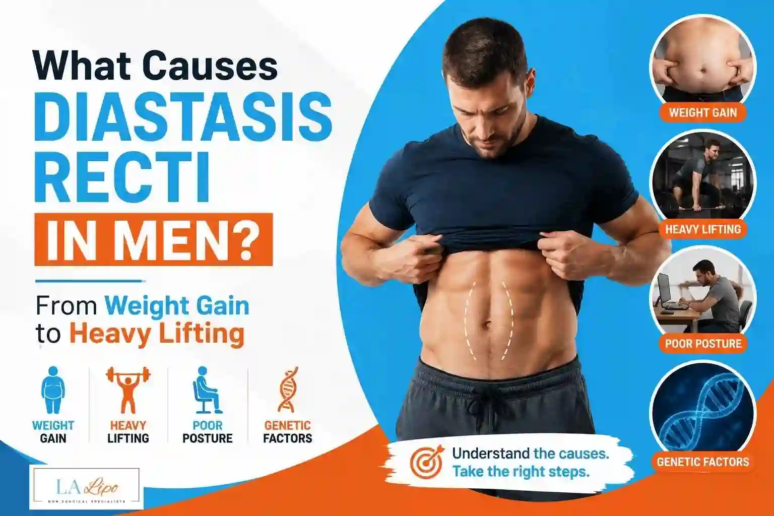 What Causes Diastasis Recti in Men? From Weight Gain to Heavy Lifting Palmers Green